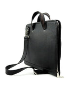 E. Handcrafted Leather Laptop Case - Functional, Elegant, Built to Last