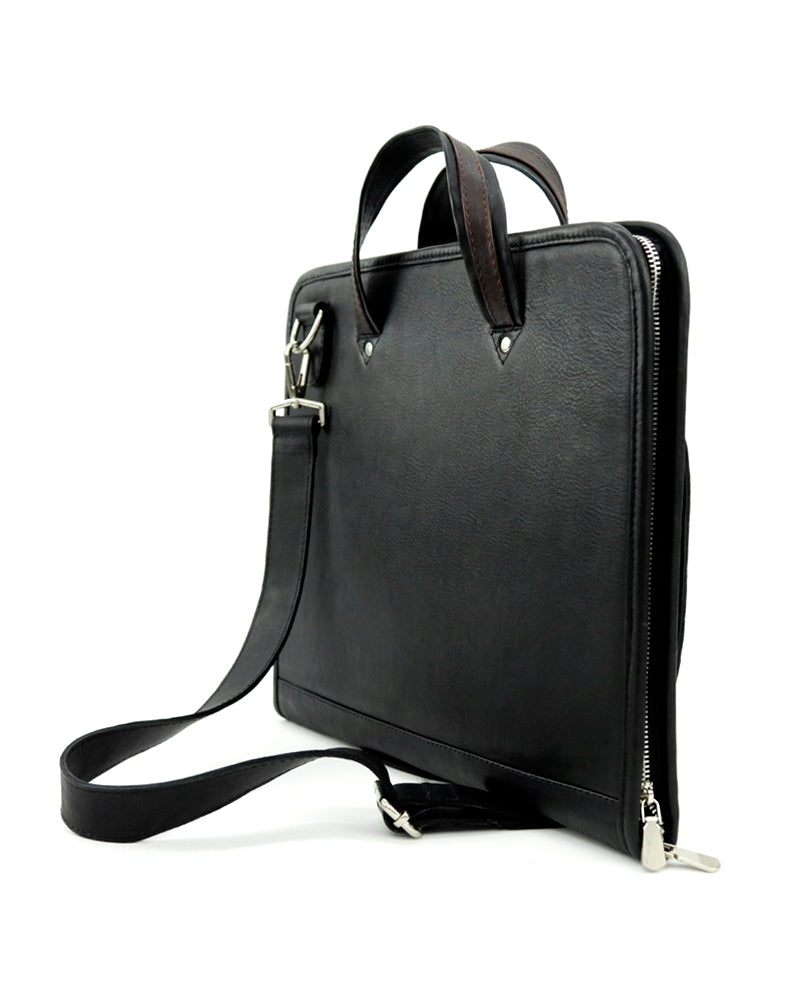 E. Handcrafted Leather Laptop Case - Functional, Elegant, Built to Last