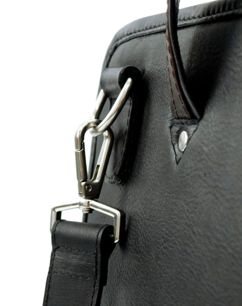 E. Handcrafted Leather Laptop Case - Functional, Elegant, Built to Last