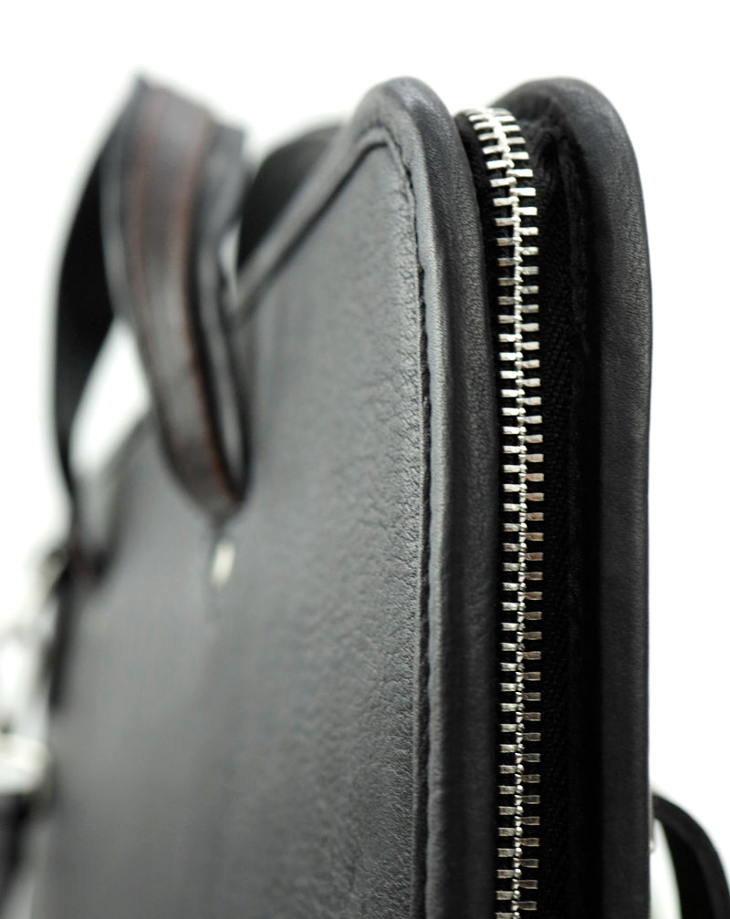 E. Handcrafted Leather Laptop Case - Functional, Elegant, Built to Last