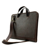 E. Handcrafted Leather Laptop Case - Functional, Elegant, Built to Last