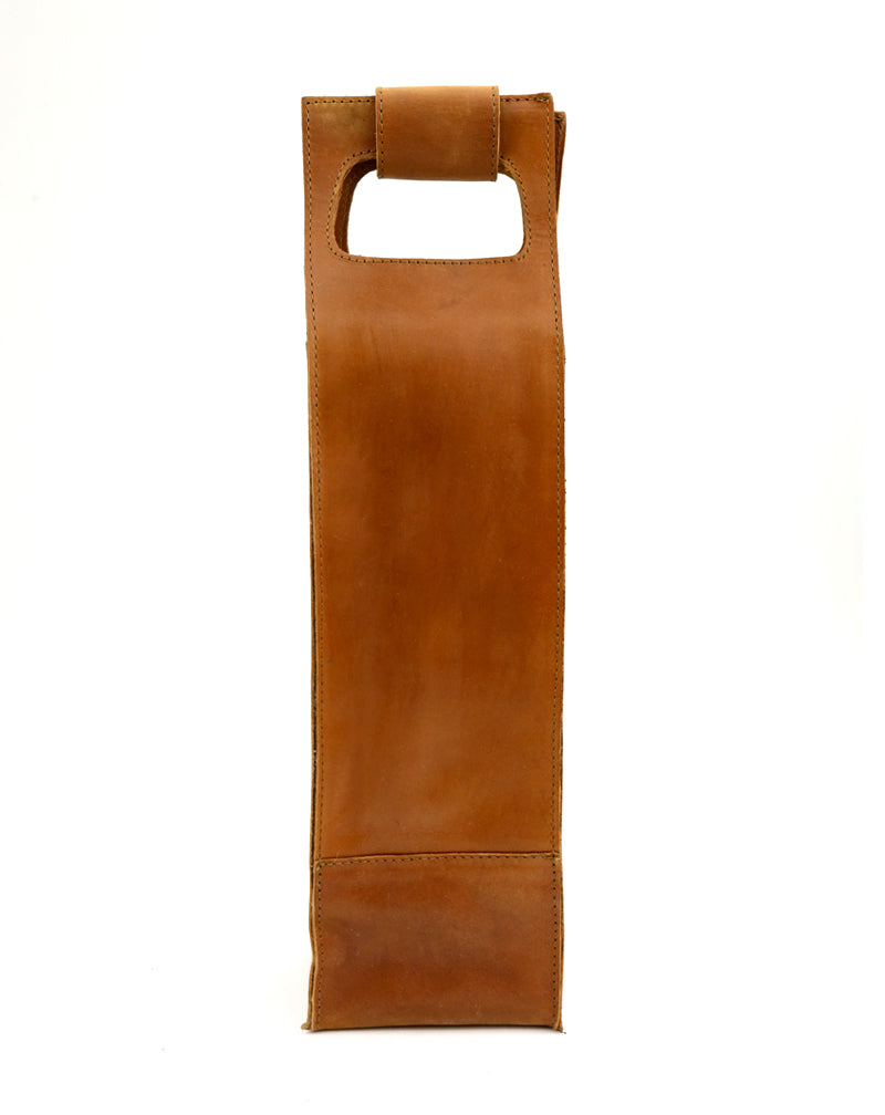 I. LUUM Genuine Leather Wine Carrier