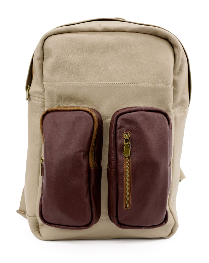 T. LUUM Heavy Duty Genuine Leather Backpack