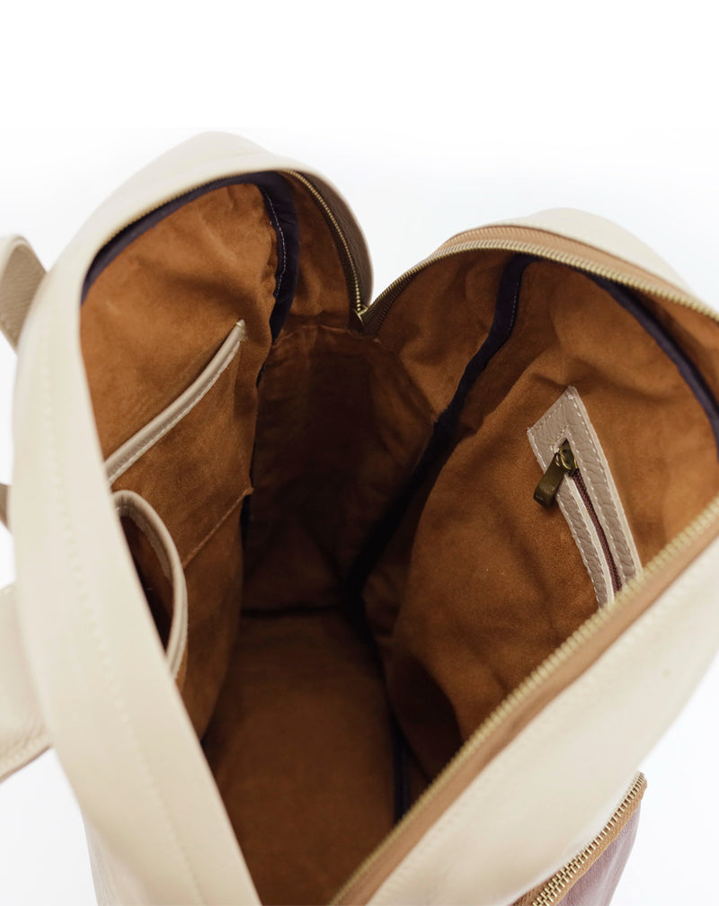 T. LUUM Heavy Duty Genuine Leather Backpack