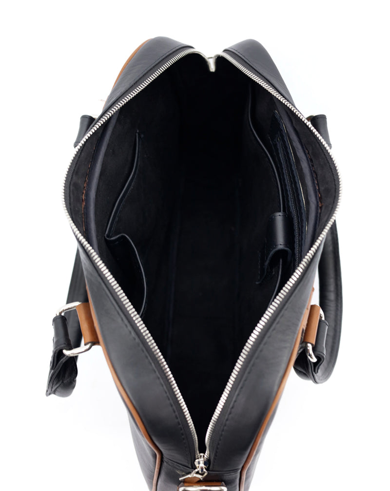 T. LUUM Premium Genuine Leather Briefcase