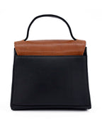 Two-Tone Luum Leather Top Handle Handbag
